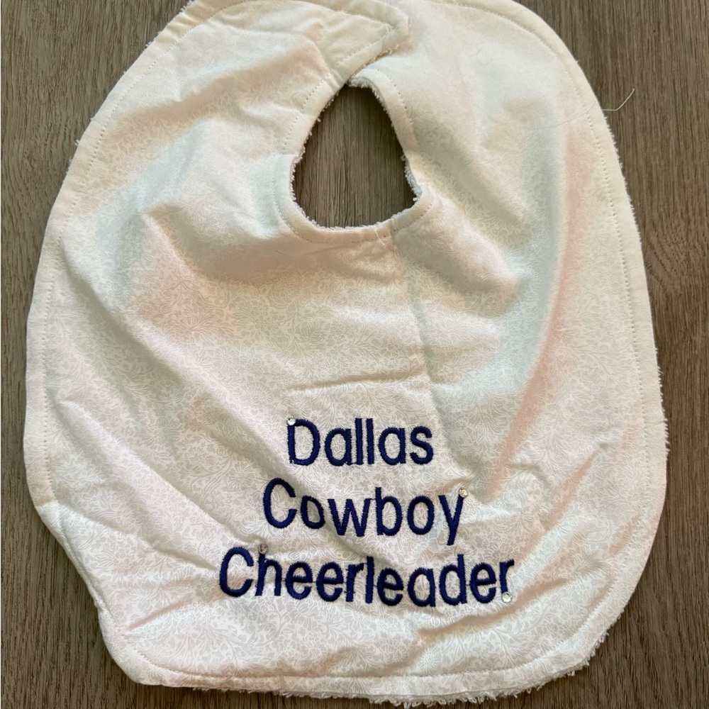 Dallas Cowboy Cheerleader Kids Bib